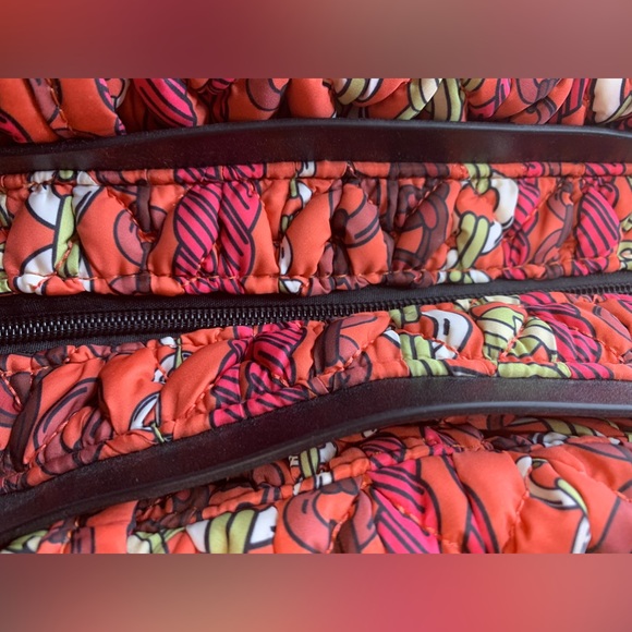 Sondra Roberts Women’s Large Squared Red Handbag - Picture 5 of 15